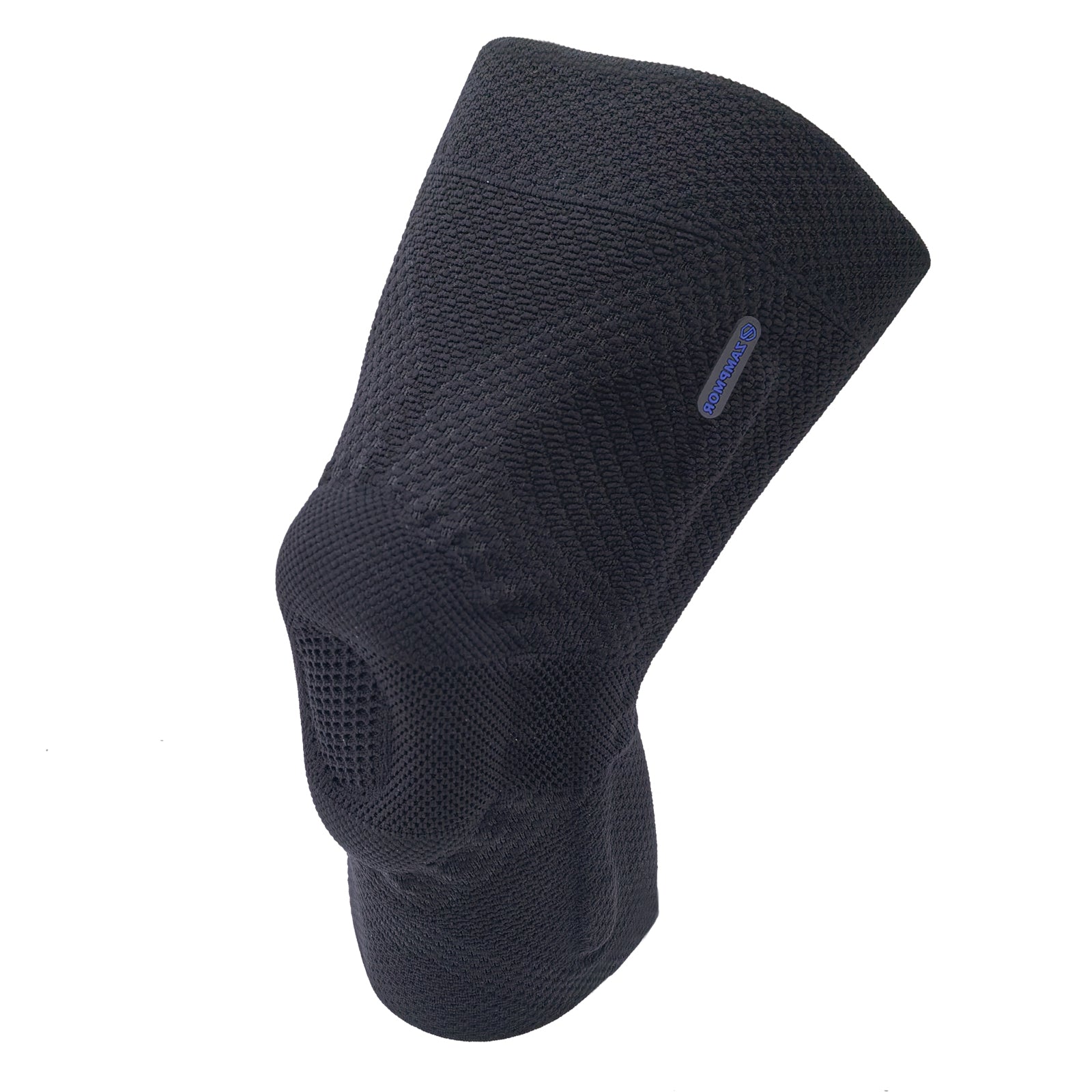 Zampmor Professional Knee Brace for Pain Relief (Men and Women),Knee support with Horizontal Knit Tech And Patella Pad & Side Stabilizers,Knee Compression Sleeves for Arthritis,Joint Pain,Workout